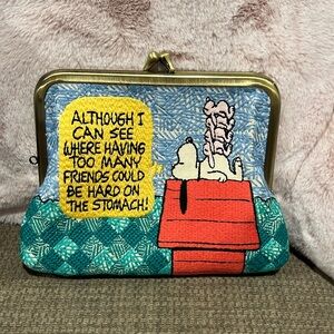 Snoopy big coin purse from Japan